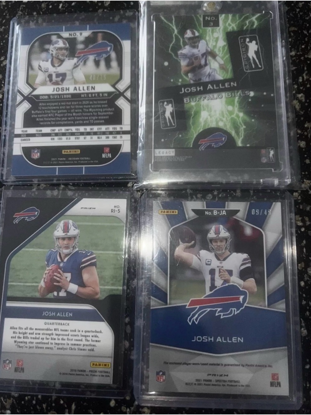 Josh Allen Card Bundle (Prizm Rookie Included!) - Picture 2 of 9